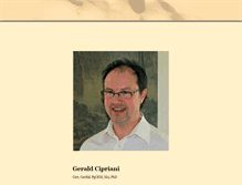 Tablet Screenshot of geraldcipriani.net